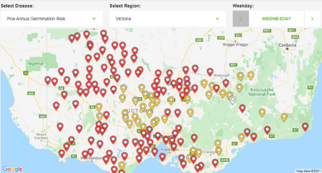 Live Disease & Weed Forecast