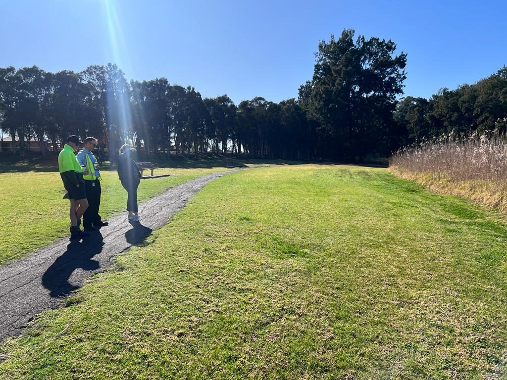 Syngenta’s Operation Pollinator® Program – Inspecting potential plot sites at Penrith City Council, August 2023