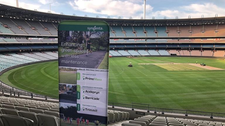 Syngenta Banner at MCG