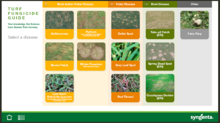 Syngenta Turf Fungicide Guide