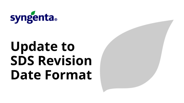 SDS Revision Date Teaser