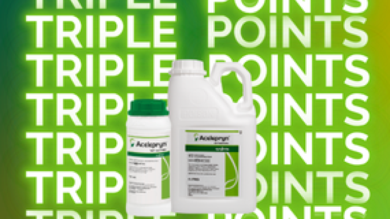 Triple Turf Rewards Points for Acelepryn