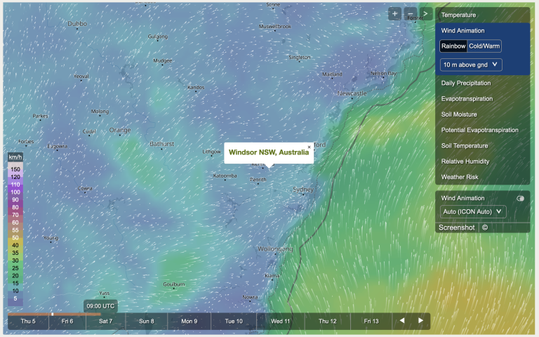Wind Animation Sat