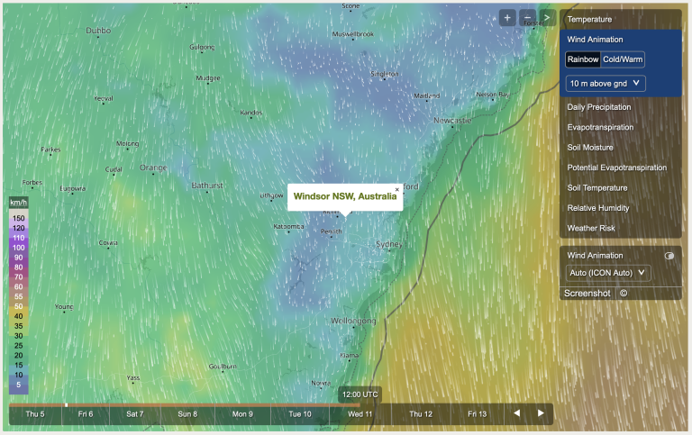 Wind Animation Wed