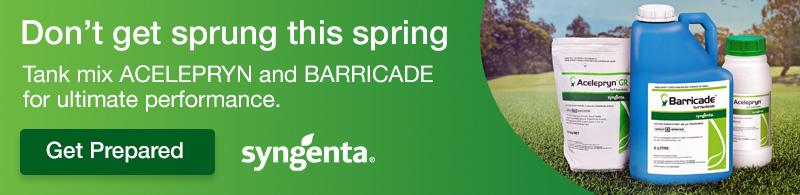Acelepryn Barricade leaderboard ad
